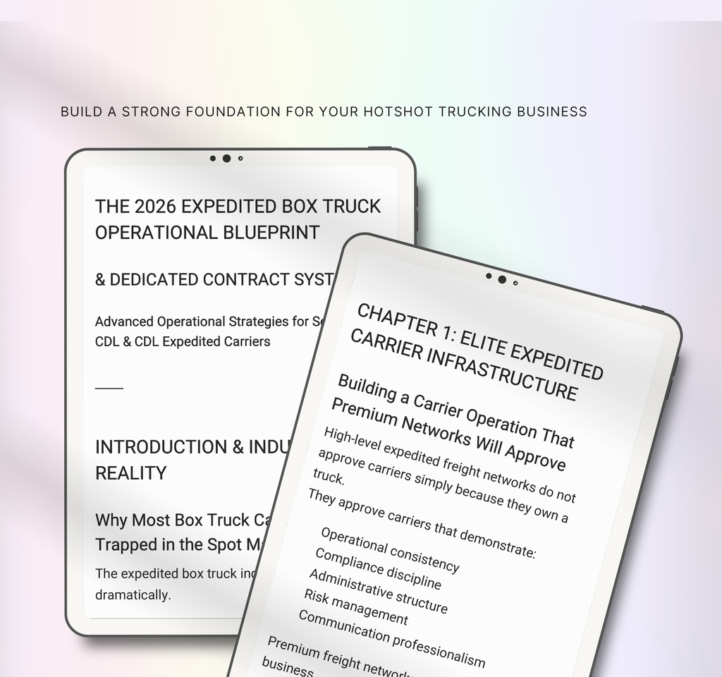 Trucking Starter Kit: 3 Essential Logistics Blueprints | Pine Digital LLC