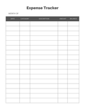 Money Out: Expense Log