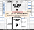 The Ultimate Craft & Creative Business Bundle | 4-in-1 Canva Template