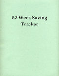 52 Week Money Saving Challenge: Digital Savings Tracker for Financial Goals