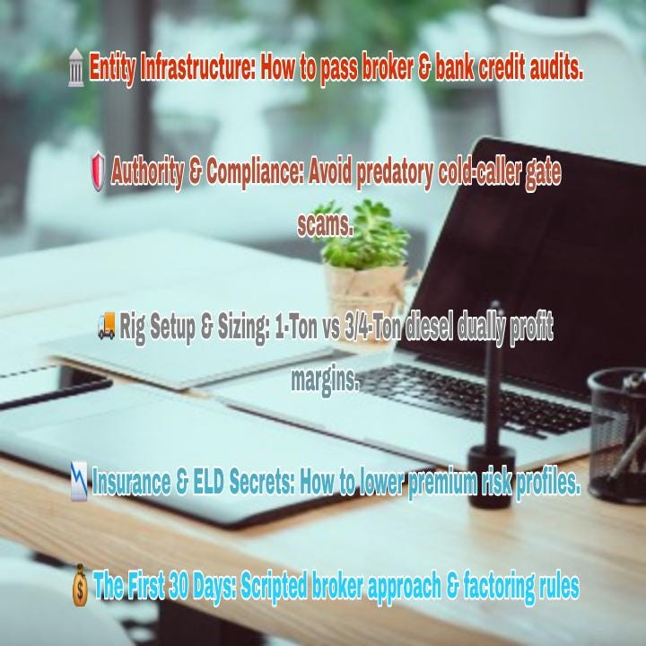 Hot Shot Trucking Business Plan | Owner Operator Startup Guide (Digital Download)