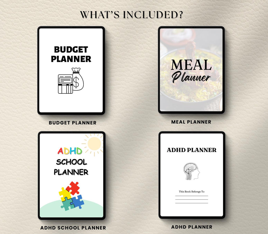 ADHD Executive Functioning Planner & Life System | Dopamine Habit Tracker, Neurodivergent Daily Organizer, Household Planner Canva