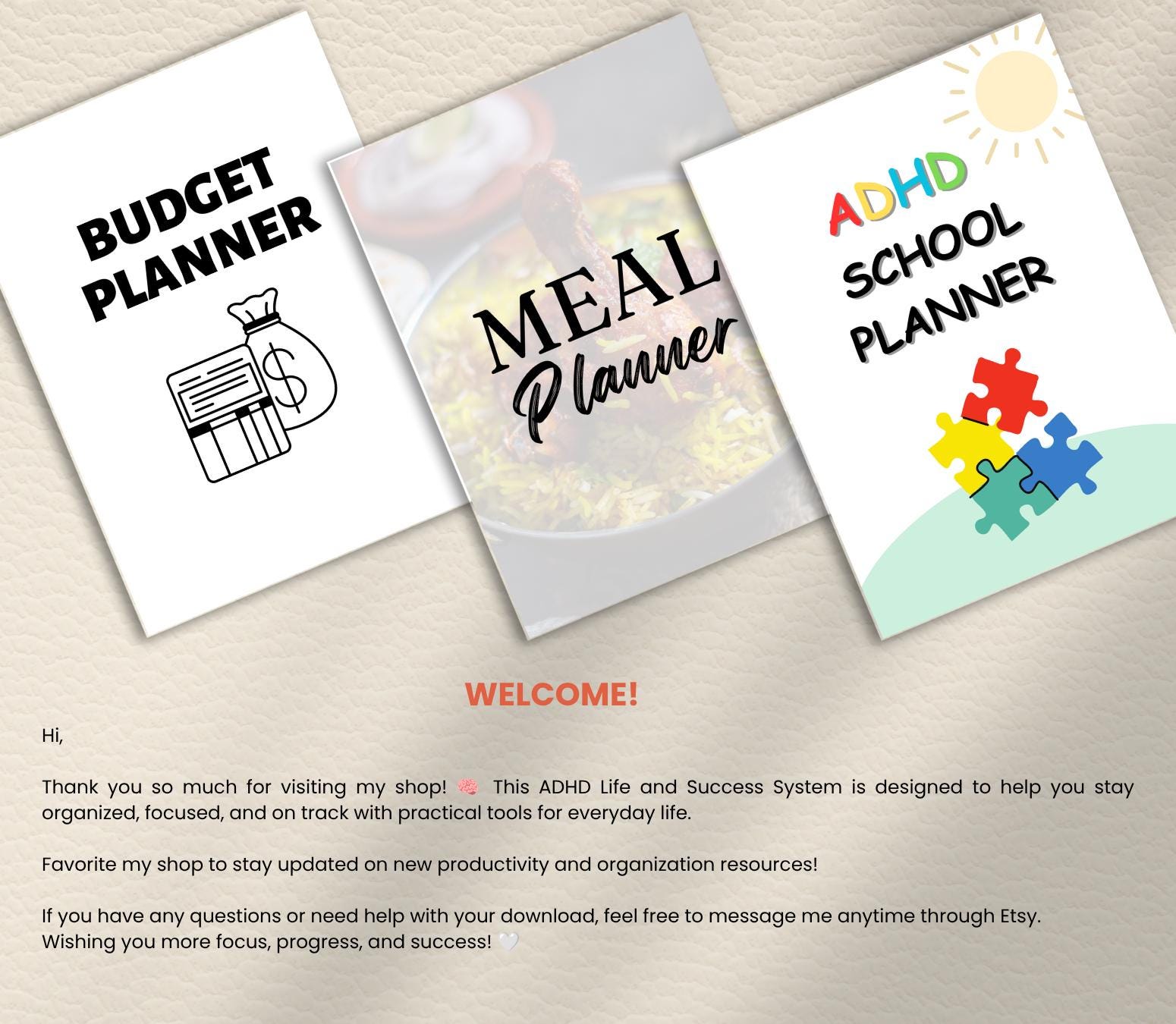 ADHD Executive Functioning Planner & Life System | Dopamine Habit Tracker, Neurodivergent Daily Organizer, Household Planner Canva