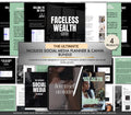 Faceless Marketing Guide & Social Media Planner | Canva Template, Content Creator Kit (Digital Download)